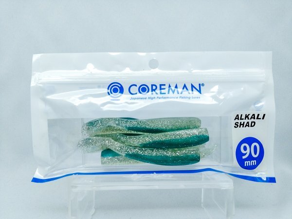 新品未使用【Coreman】アルカリシャッド 90mm ② キビナゴイワシ コアマン デカカリシャッドシャッド 3.5インチの画像1