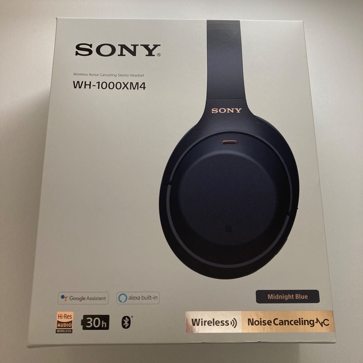 SONY WH-1000XM4(LM) 限定カラー ネイビー ミッドナイトブルー 中古