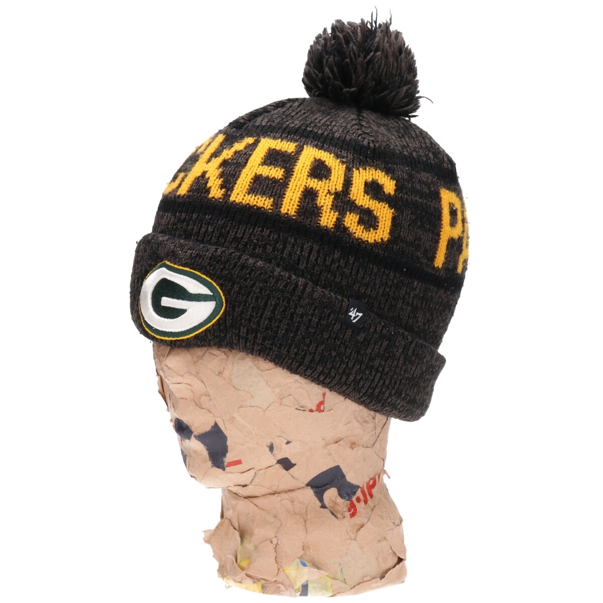 古着 FORTY SEVEN BRAND NFL GREEN BAY PACKERS グリーンベイパッカーズ ニット帽 ビーニー /gaa002731_画像1