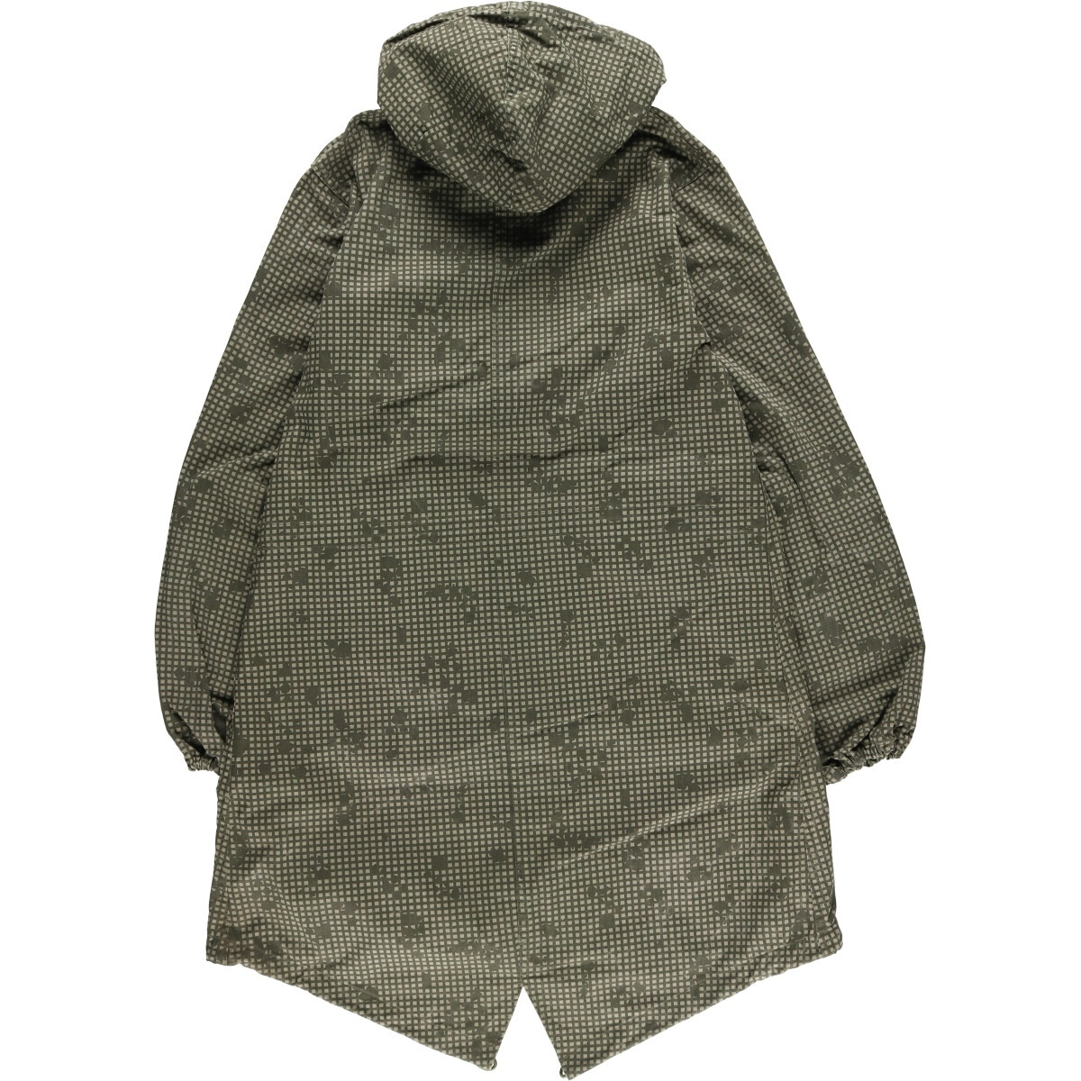 古着 80年代 米軍実品 PARKA NIGHT CAMOUFLAGE DESERT 迷彩柄 ナイトデザートカモ モッズコート USA製 メンズS ヴィンテージ /eaa416113_画像2