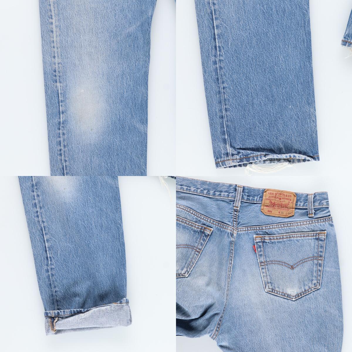 古着 90年代 リーバイス Levi's 501-0115 ストレートデニムパンツ USA製 メンズw36 ヴィンテージ /eaa422185_画像9