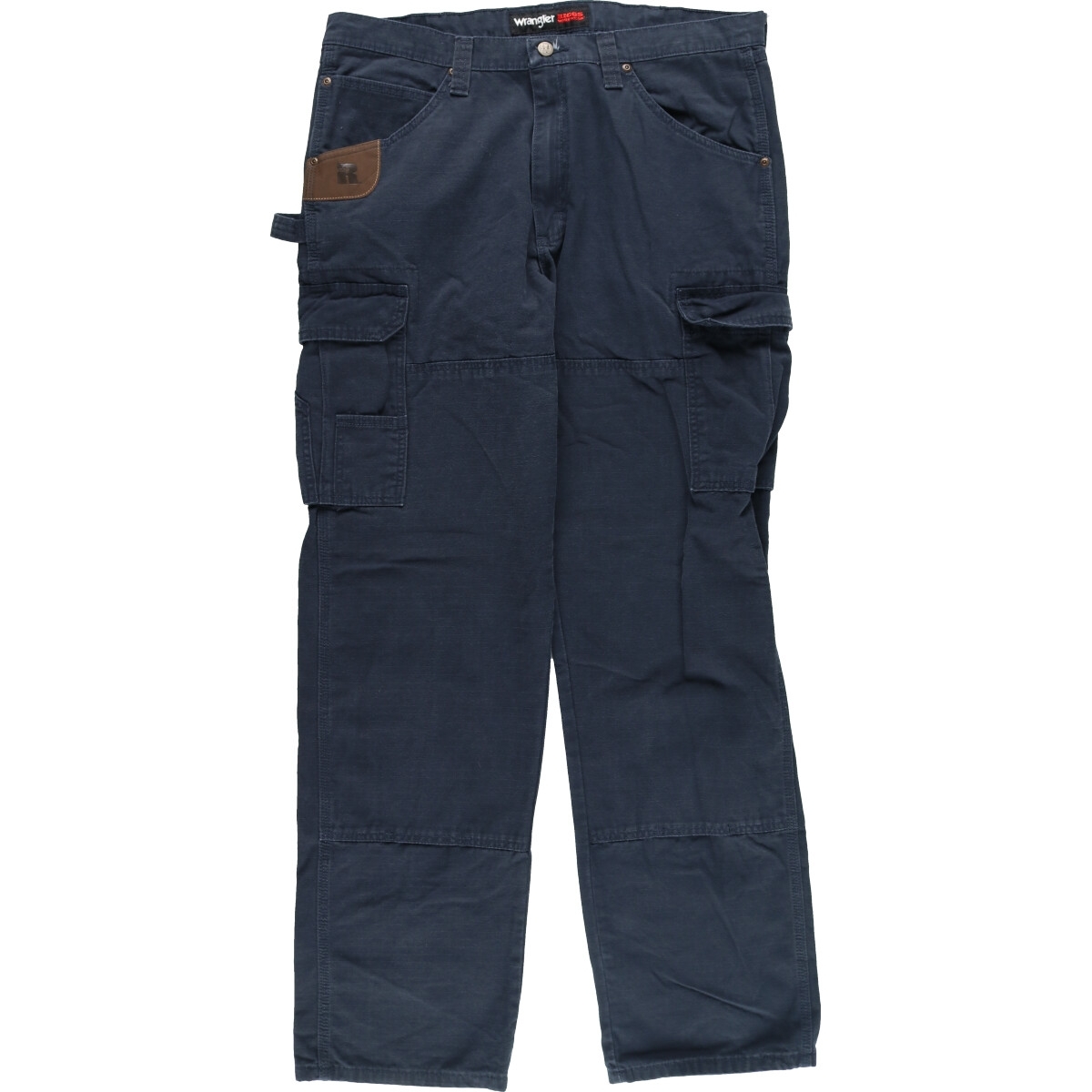 古着 ラングラー Wrangler ダブルニー リップストップ カーゴワークパンツ メンズw37 /eaa341882 【SS2403】_画像1