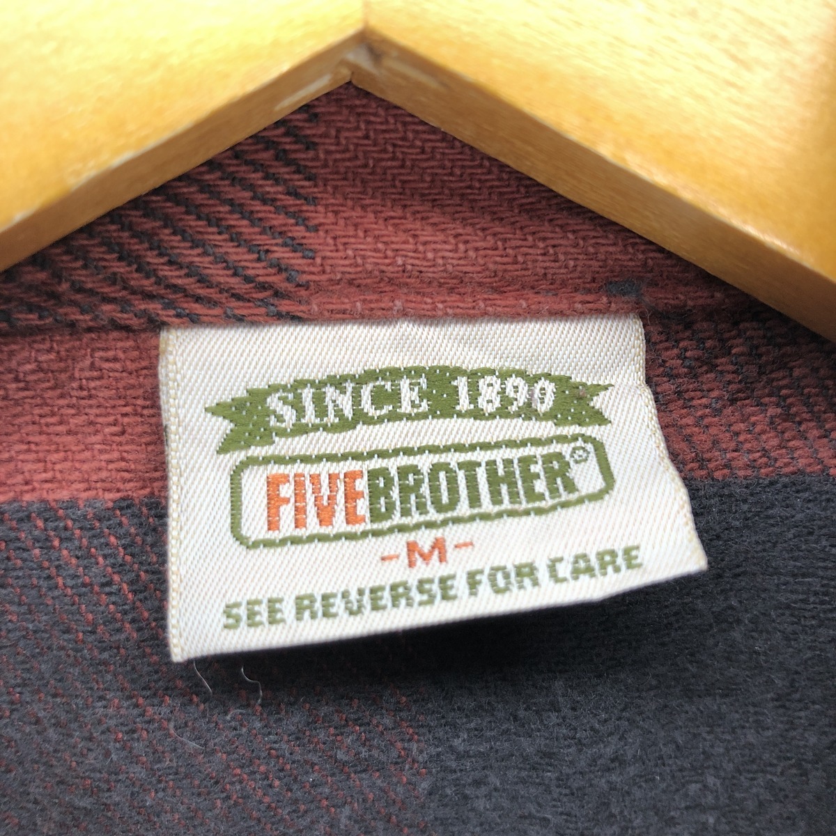 古着 90年代 ファイブブラザー Five Brother バッファローチェック 長袖 ヘビーネルチェックシャツ メンズM ヴィンテージ /eaa397457_画像3