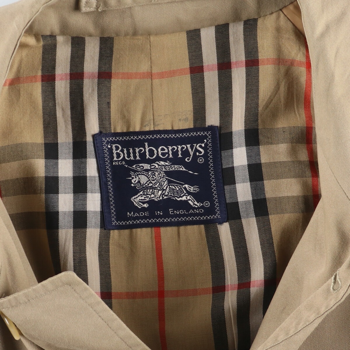 古着 80年代 バーバリー Burberry's ステンカラーコート バルマカーンコート 英国製 メンズXL ヴィンテージ /evb004448_画像3