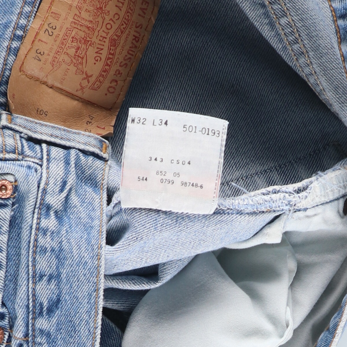 古着 90年代 リーバイス Levi's リーバイス501 ストレートデニムパンツ USA製 メンズw31 ヴィンテージ /eaa420513_画像5