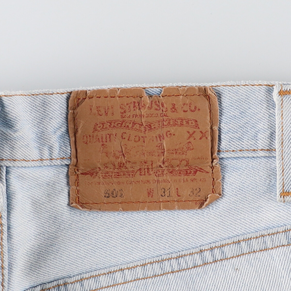 古着 90年代 リーバイス Levi's 501-0136 ストレートデニムパンツ USA製 メンズw31 ヴィンテージ /evb004804_画像3