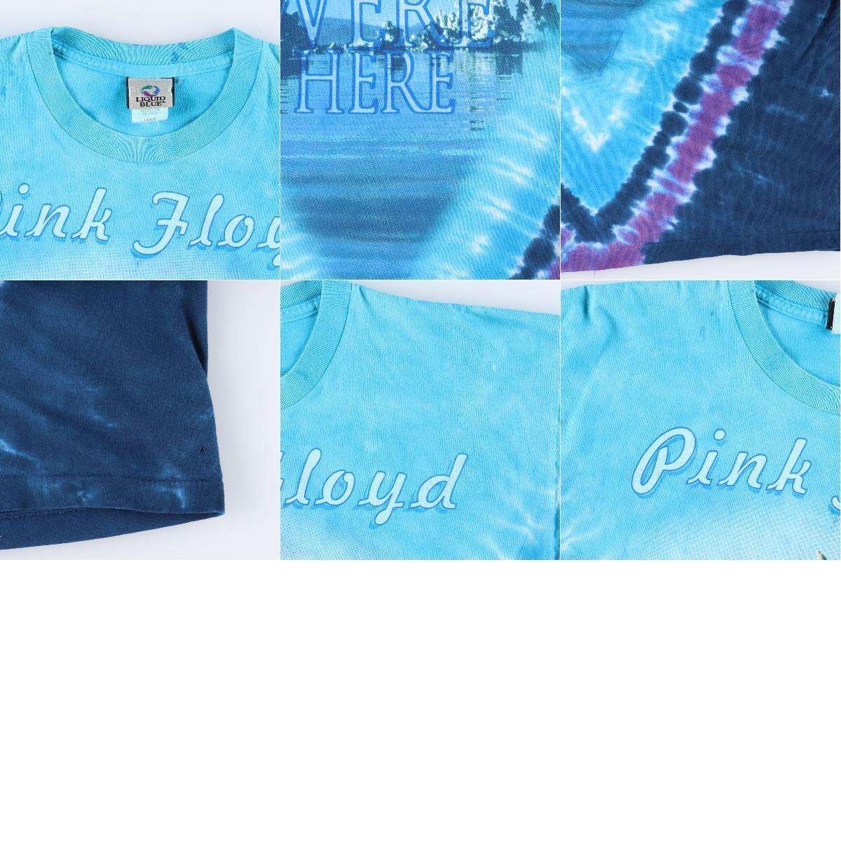 古着 90年代 LIQUID BLUE PINK FLOYD ピンクフロイド WISH YOU WERE HERE タイダイ柄 バンドTシャツ USA製 メンズL /eaa237924 【SS2403】_画像3