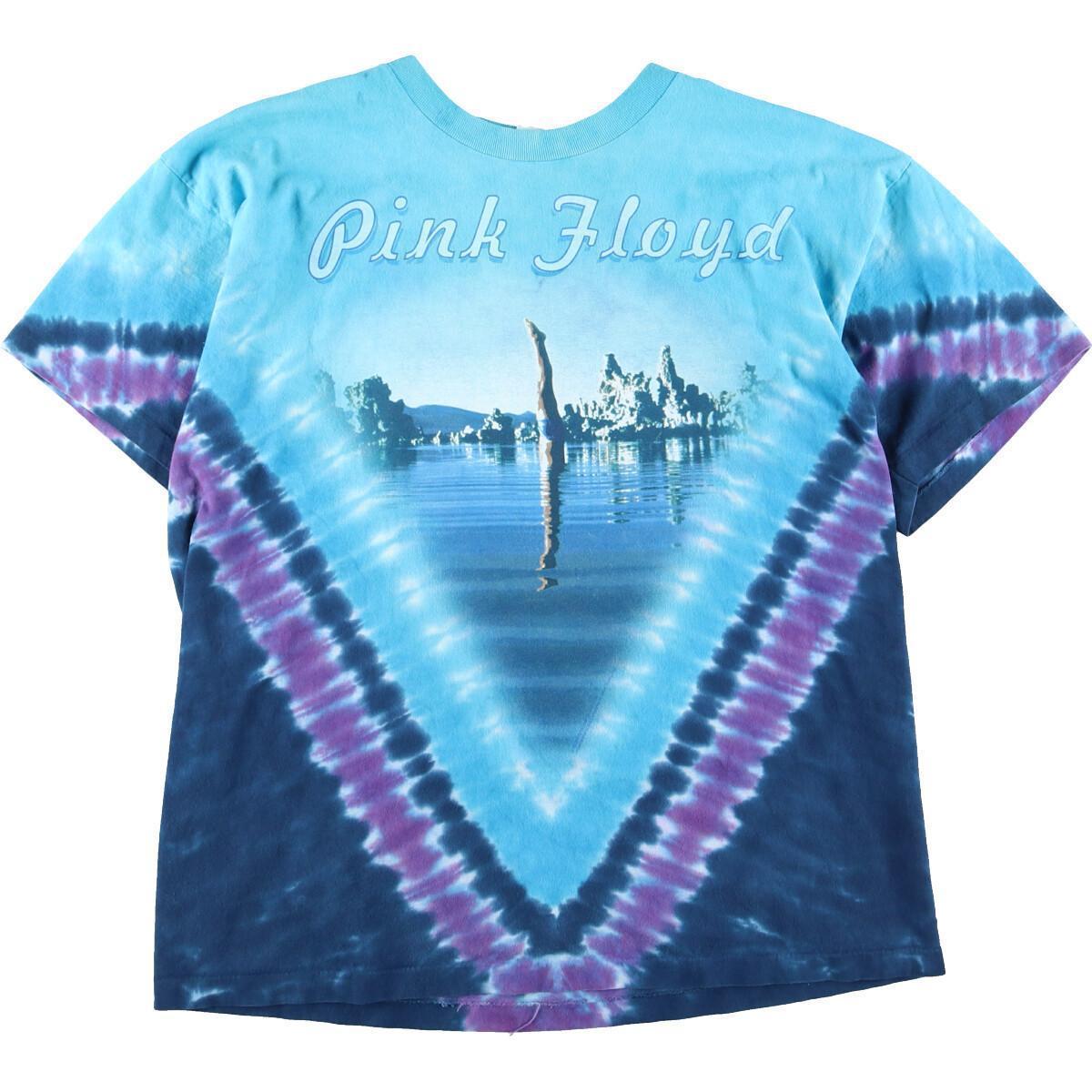 古着 90年代 LIQUID BLUE PINK FLOYD ピンクフロイド WISH YOU WERE HERE タイダイ柄 バンドTシャツ USA製 メンズL /eaa237924 【SS2403】_画像1