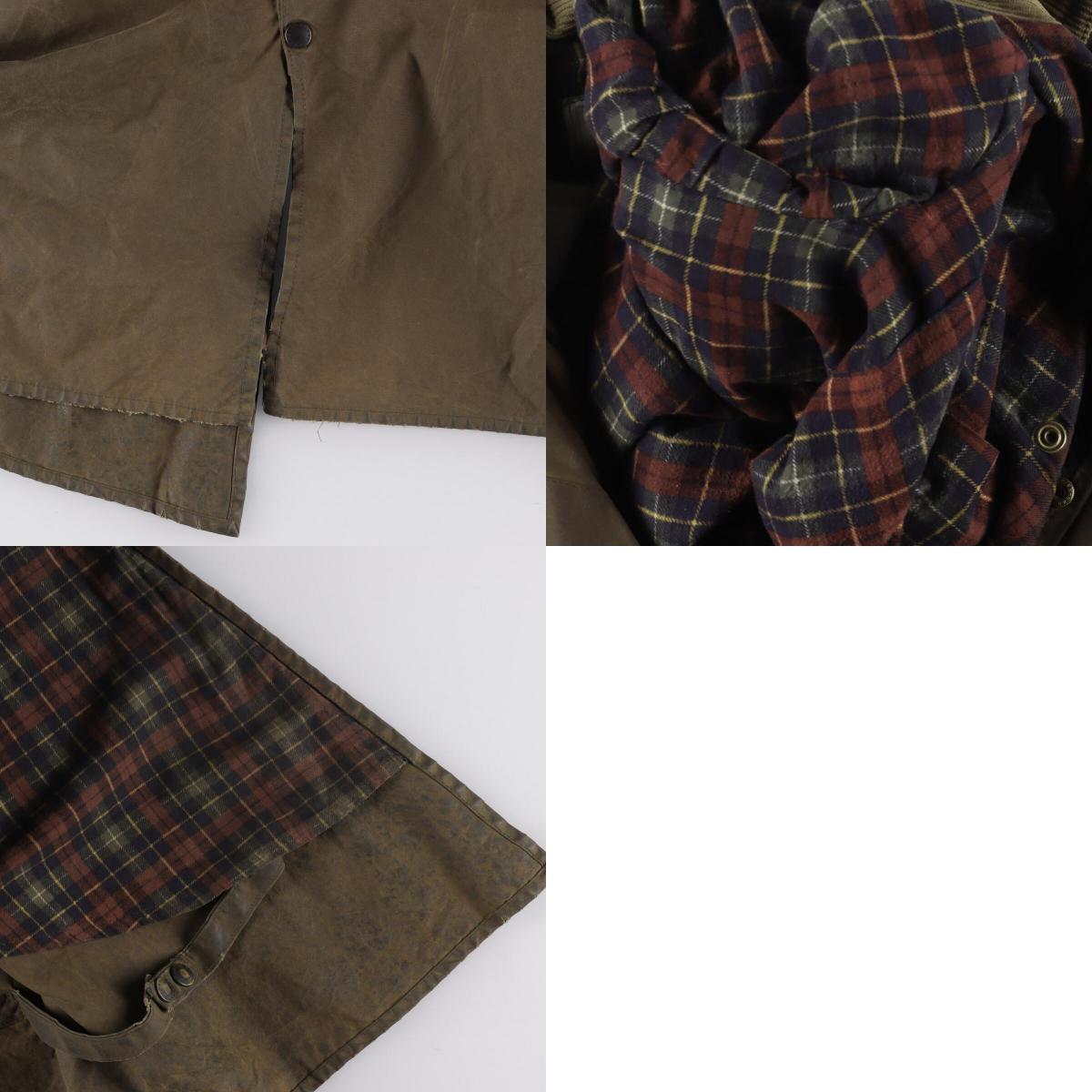 古着 バブアー Barbour BACK HOUSE バックハウス ワックスコットン オイルドコート C36 メンズM /eaa286781 【SS2403】_画像10