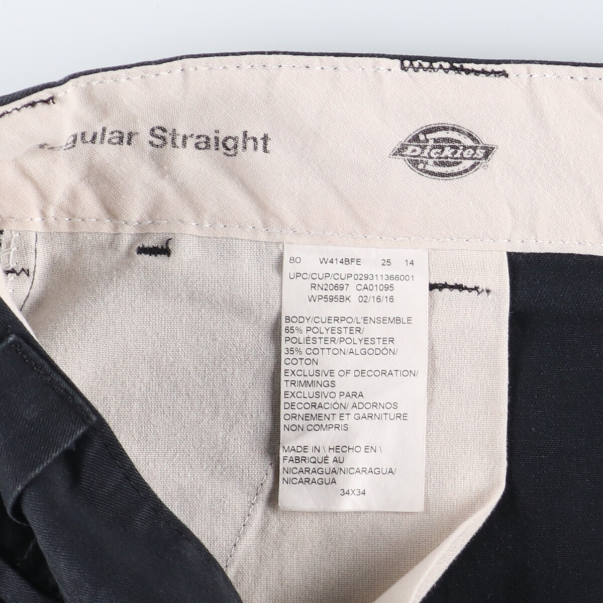 古着 ディッキーズ Dickies Regular Straight カーゴワークパンツ メンズw36 /eaa378900 【SS2403】_画像4