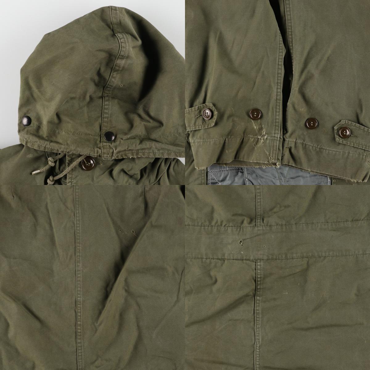  old clothes atmosphere series 40 period the US armed forces real goods U.S.ARMY M-47 remake military over coat USA made men's L Vintage /evb002574 [SS2403]