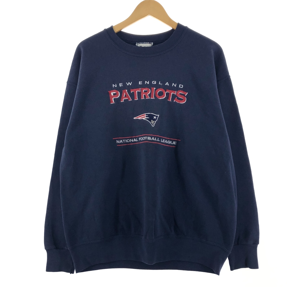 古着 リー Lee NFL NEW ENGLAND PATRIOTS ニューイングランドペイトリオッツ スウェットシャツ トレーナー メンズXL /eaa366419 【SS2403】_画像1