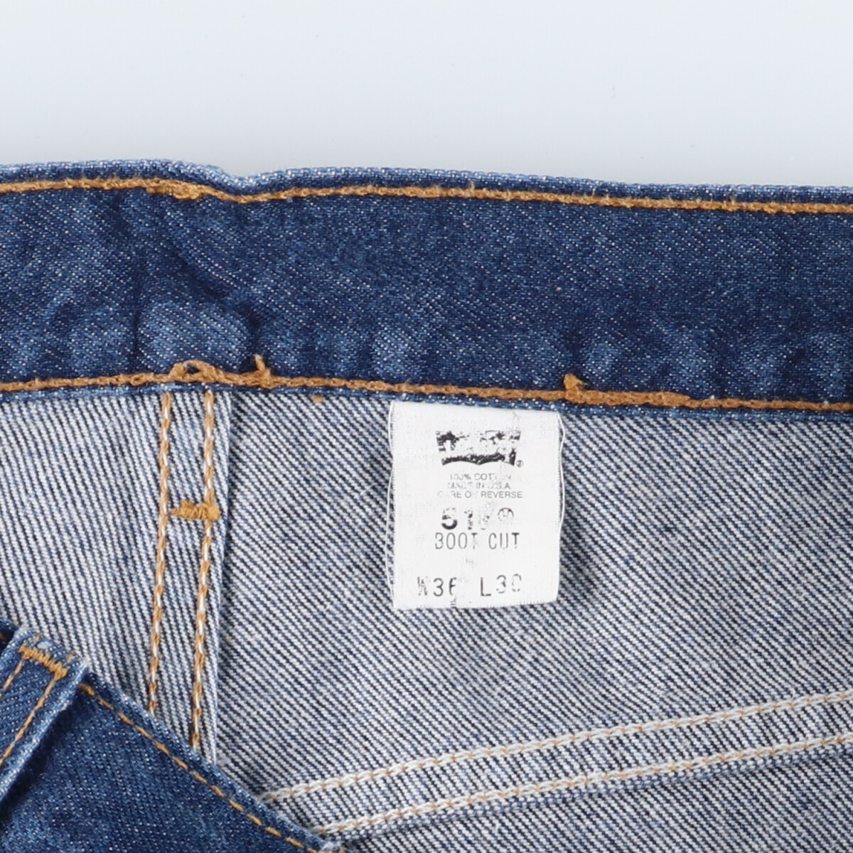 古着 90年代 リーバイス Levi's 517-0217 ブーツカットジーンズ デニムパンツ USA製 メンズw36 ヴィンテージ /eaa361625 【SS2403】_画像2