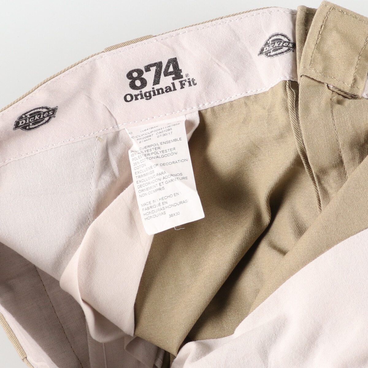 古着 ディッキーズ Dickies 874 Orignal Fit ワークパンツ メンズw38 /eaa387458 【SS2403】_画像4