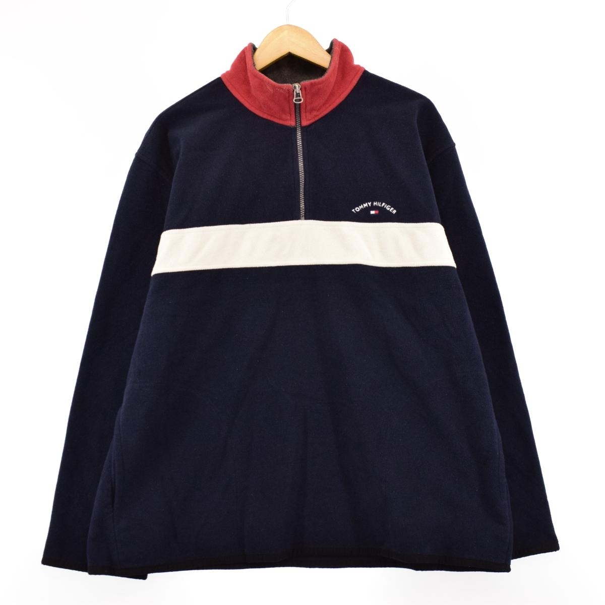 古着 トミーヒルフィガー TOMMY HILFIGER フリースプルオーバー メンズXL /eaa379097 【SS2403】_画像1