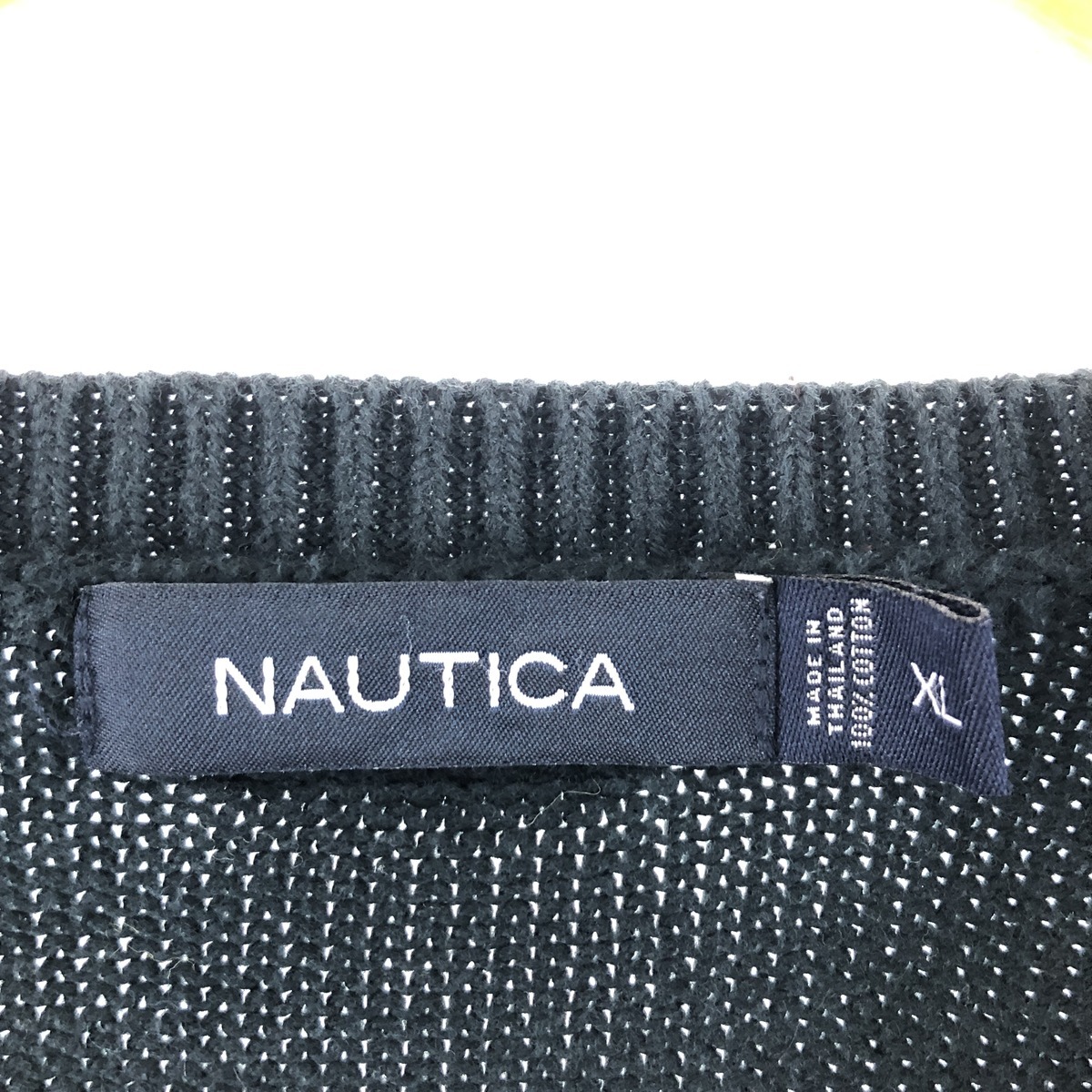 古着 ノーティカ NAUTICA コットンニットセーター メンズL /eaa372354 【SS2403】_画像3