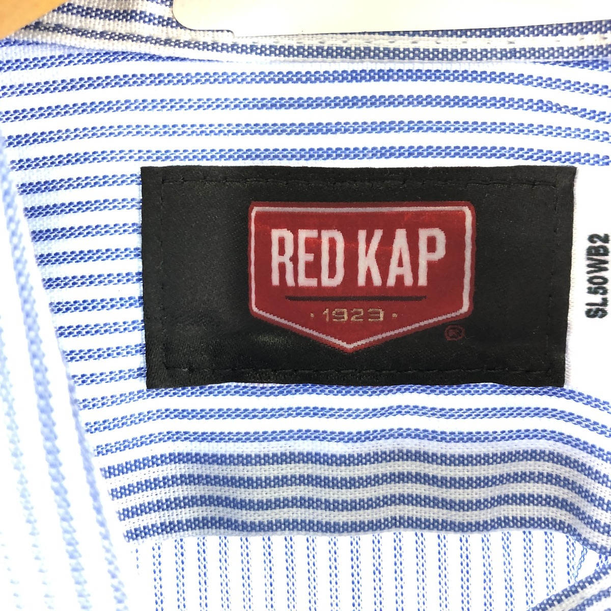 古着 レッドキャップ Red kap ワッペン 長袖 ワークシャツ メンズM /eaa372152 【SS2403】_画像3