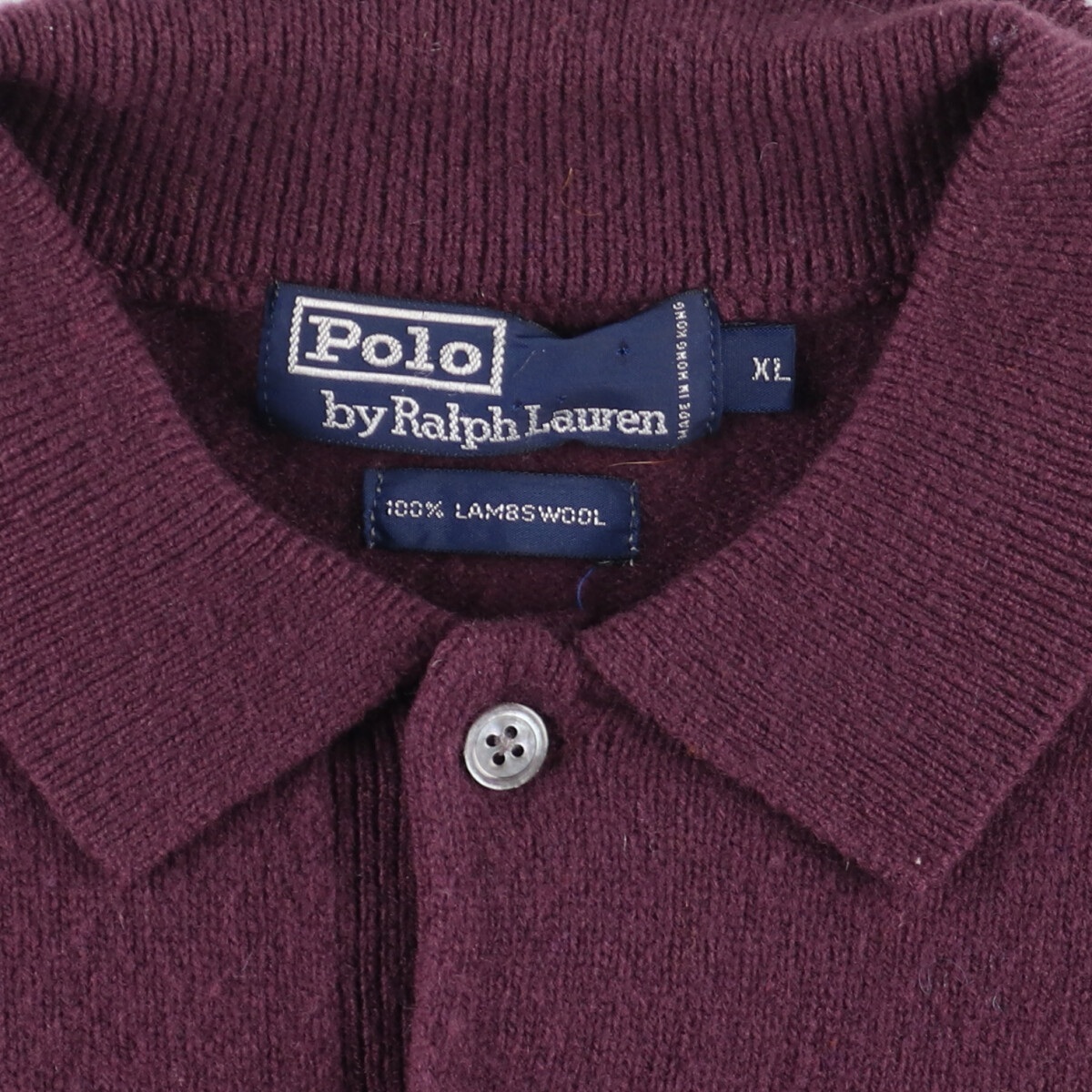 古着 ラルフローレン Ralph Lauren POLO by Ralph Lauren 長袖ニットポロシャツ メンズXL /eaa354392 【SS2403】_画像3