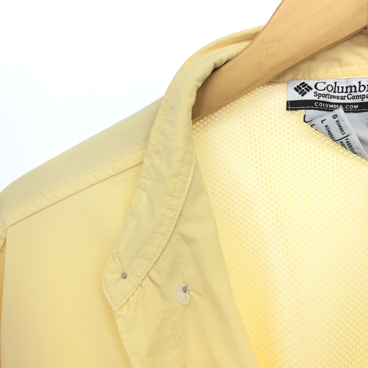 古着 コロンビア Columbia PFG ボタンダウン 長袖 フィッシングシャツ メンズL /eaa423704_画像6