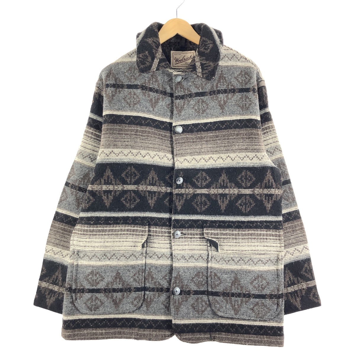 古着 ウールリッチ WOOLRICH ネイティブ柄 ウールジャケット メンズM /eaa353829 【SS2403】