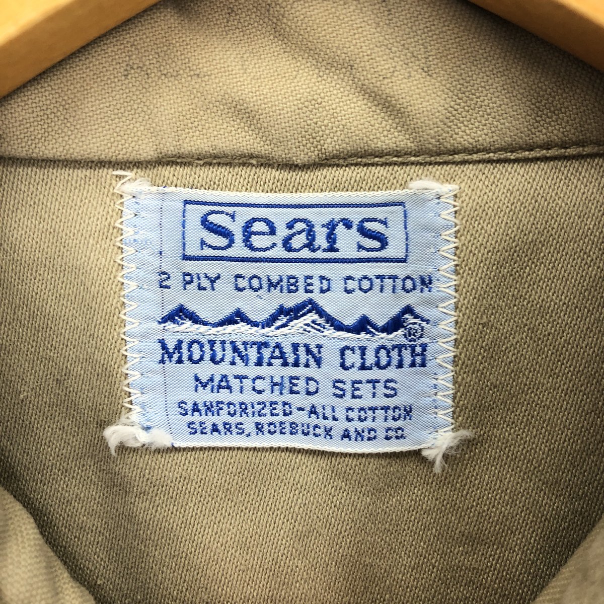 古着 60年代 シアーズ Sears 長袖 ワークシャツ メンズL ヴィンテージ /eaa424226_画像3