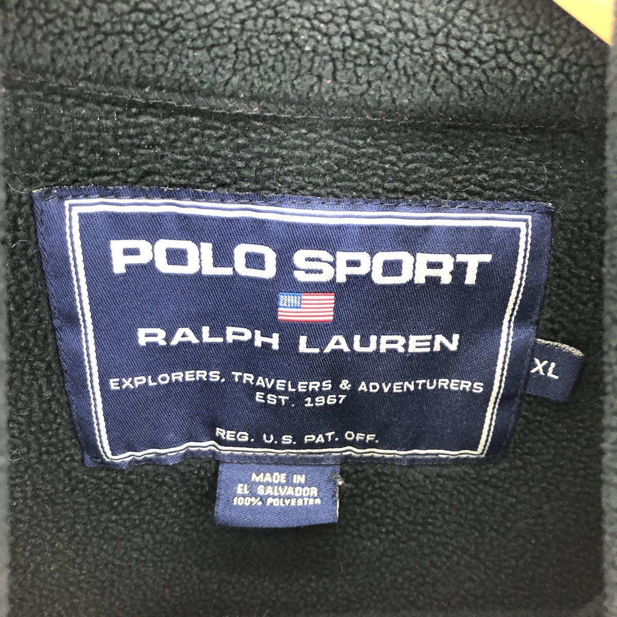 古着 ラルフローレン Ralph Lauren POLO SPORT ポロスポーツ ハーフジップ フリースプルオーバー メンズXL /eaa365450 【SS2403】_画像3