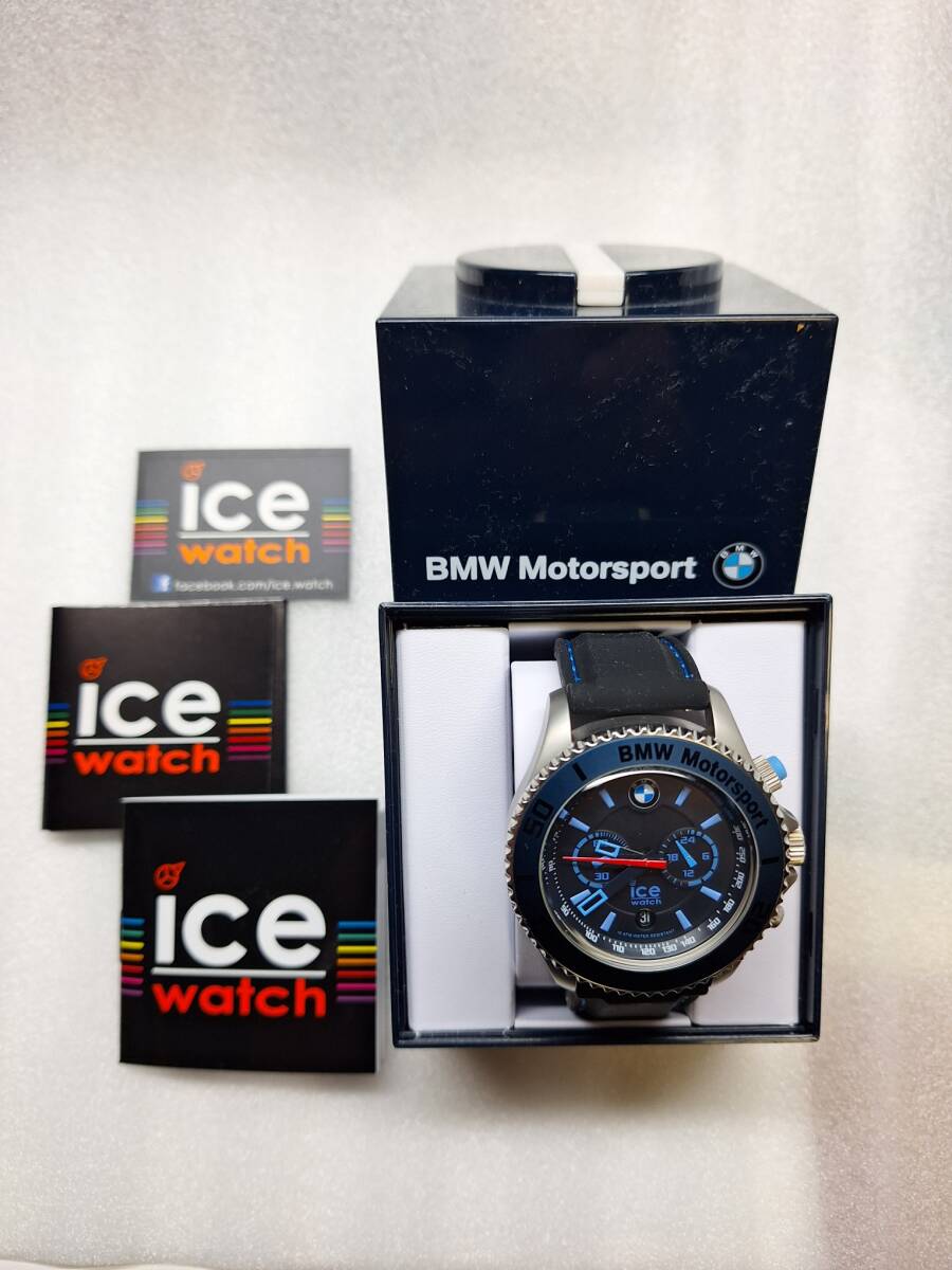 ice watch BMW motorsport クロノグラフ　アイスウォッチ　メンズ腕時計_画像5