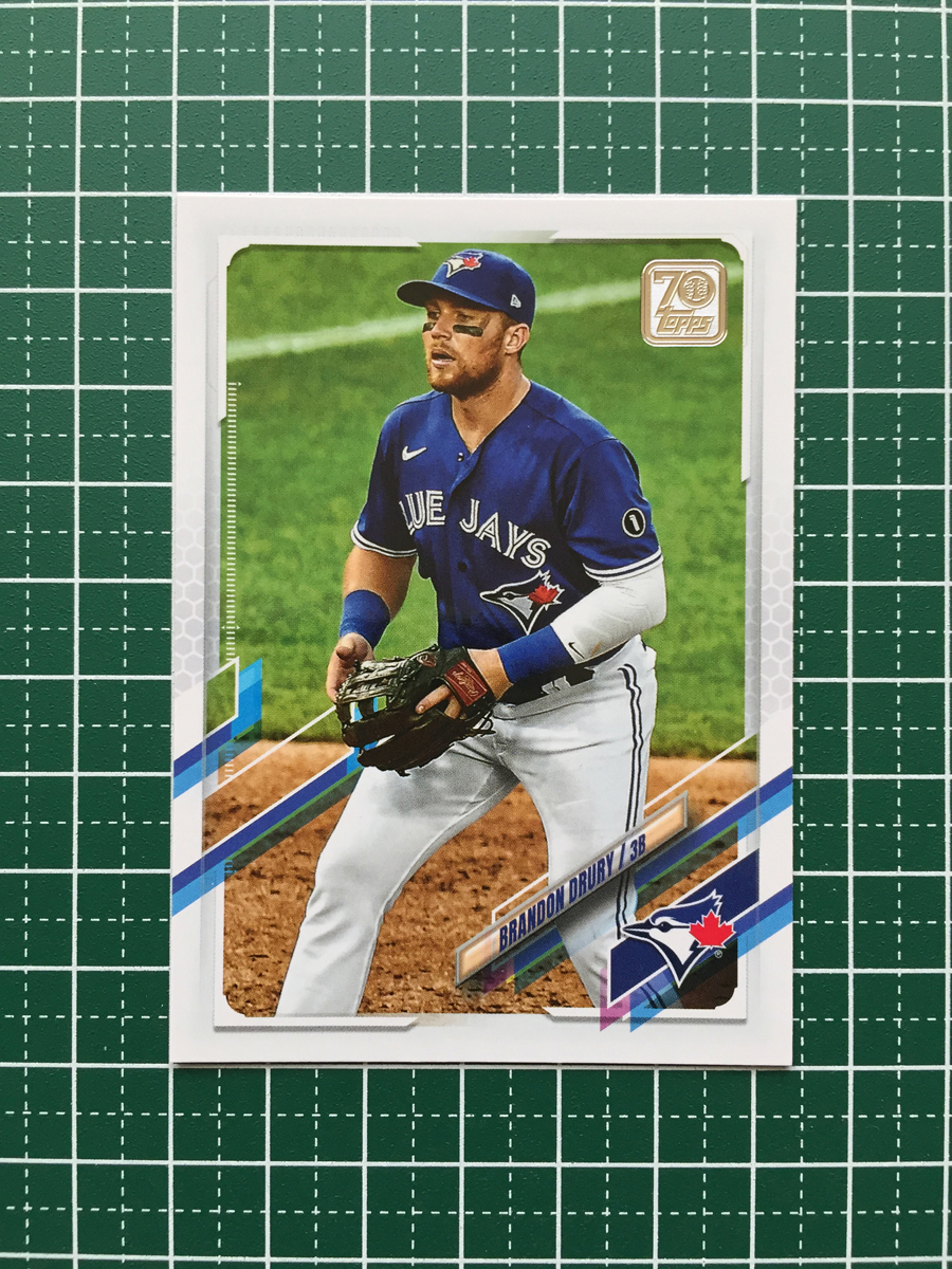 ★TOPPS MLB 2021 SERIES 1 #188 BRANDON DRURY［TORONTO BLUE JAYS］ベースカード★_画像1