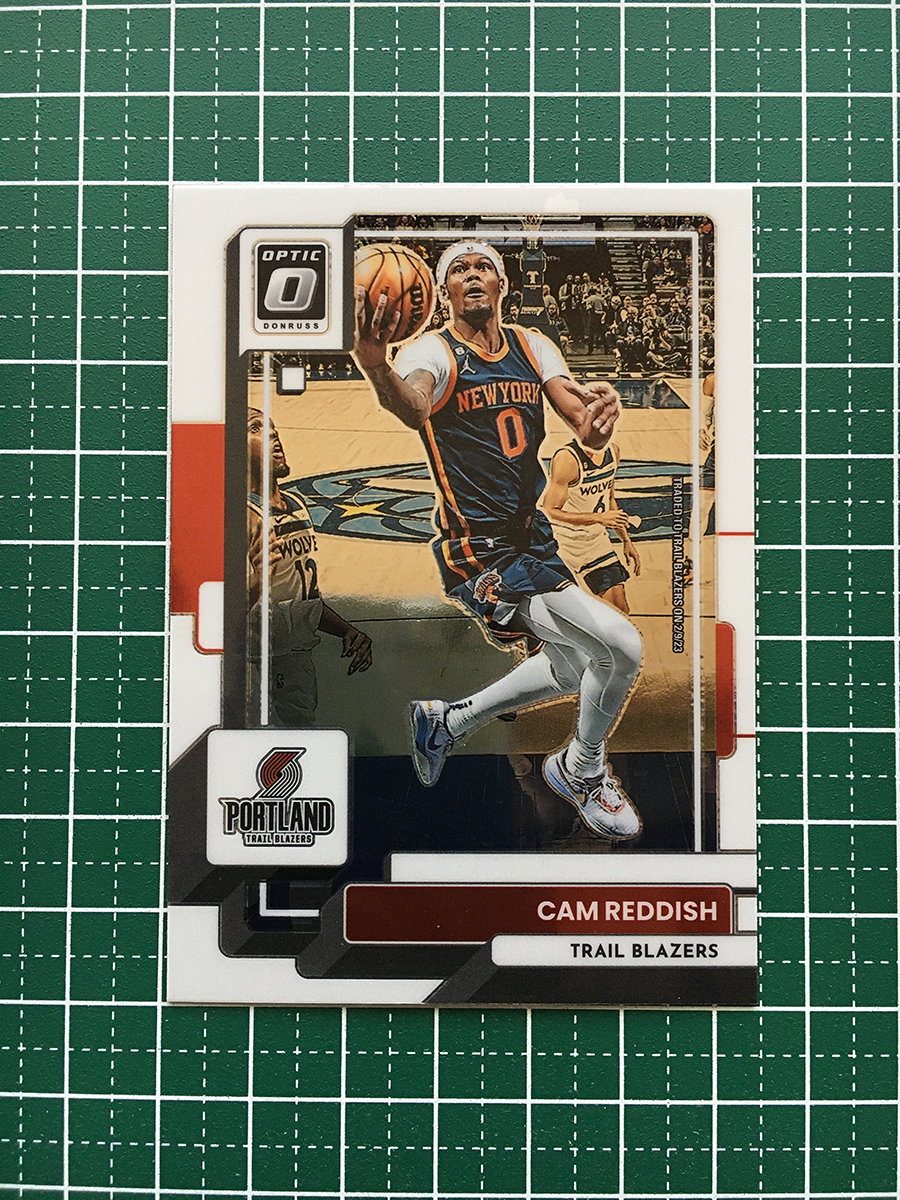 ★PANINI 2022-23 NBA DONRUSS OPTIC #30 CAM REDDISH［PORTLAND TRAIL BLAZERS］ベースカード「BASE」★_画像1