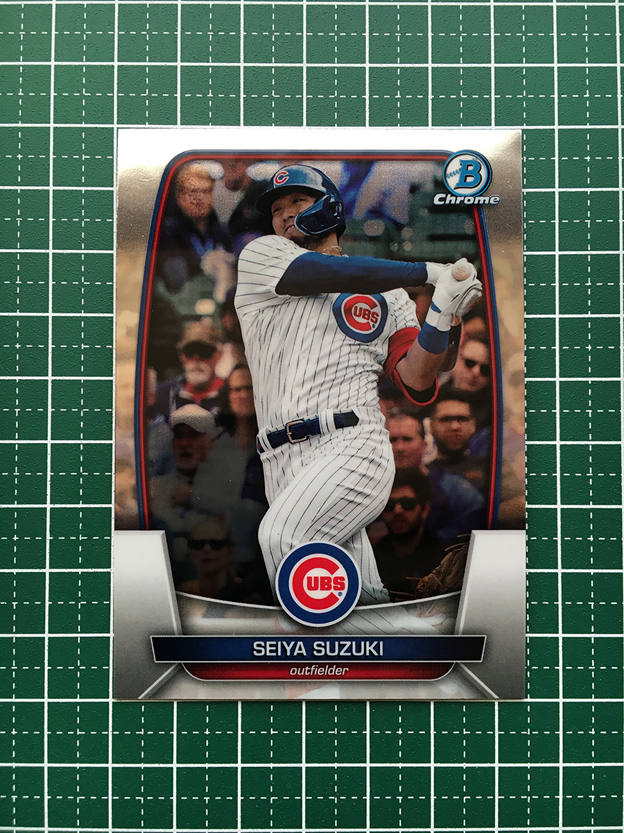 ★TOPPS MLB 2023 BOWMAN CHROME #16 鈴木誠也／SEIYA SUZUKI［CHICAGO CUBS］ベースカード「BASE」★_画像1