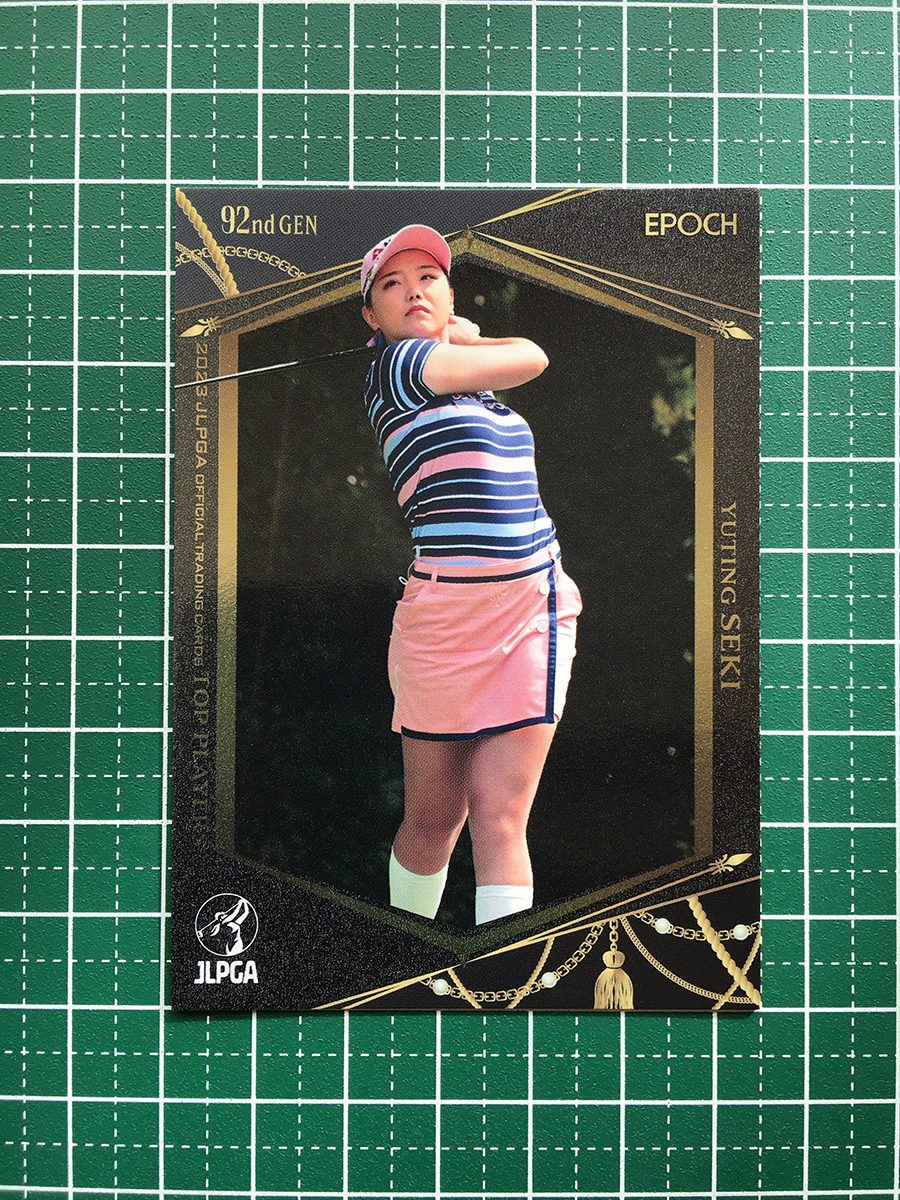 ★EPOCH 2023 JLPGA 女子ゴルフ TOP PLAYERS #29 セキ・ユウティン［ミツウロコグループホールディングス］レギュラーカード★_画像1