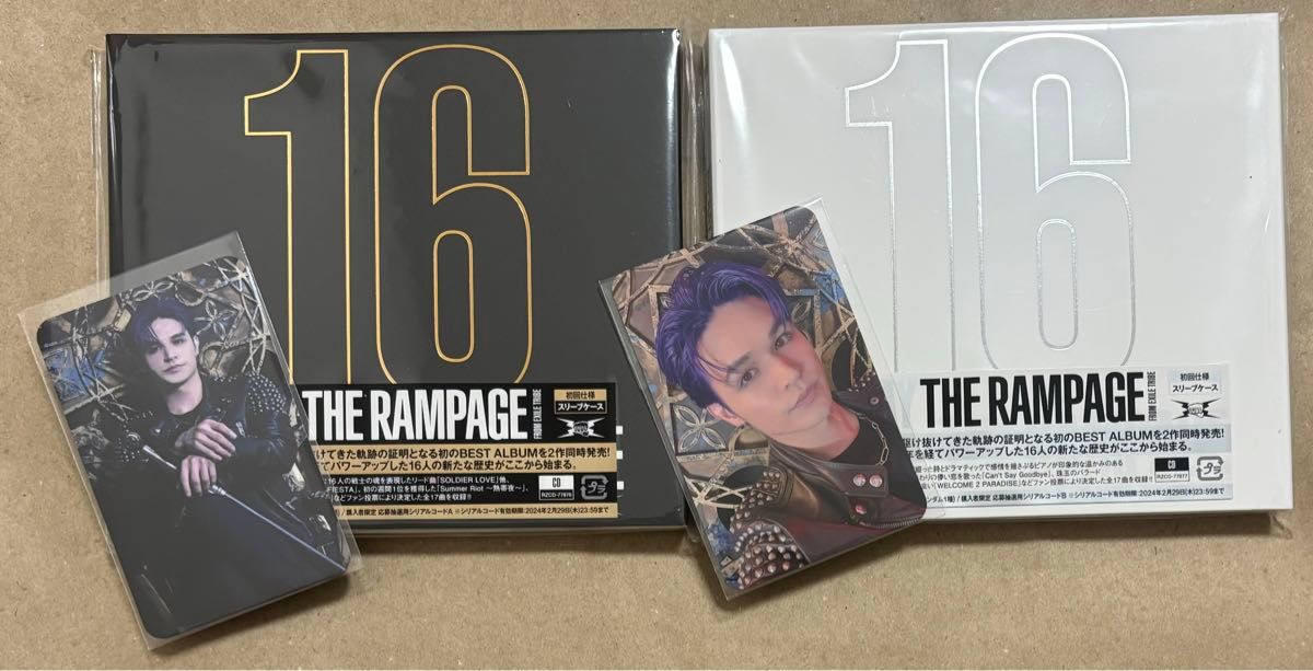 THE RAMPAGE from EXILE TRIBE 16SOUL 16PRAY 2枚セット ※トレカ付き