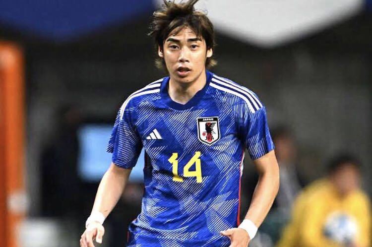 サッカー日本代表ユニフォーム 伊東純也 14番 タグ付き 新品未使用 Mサイズ