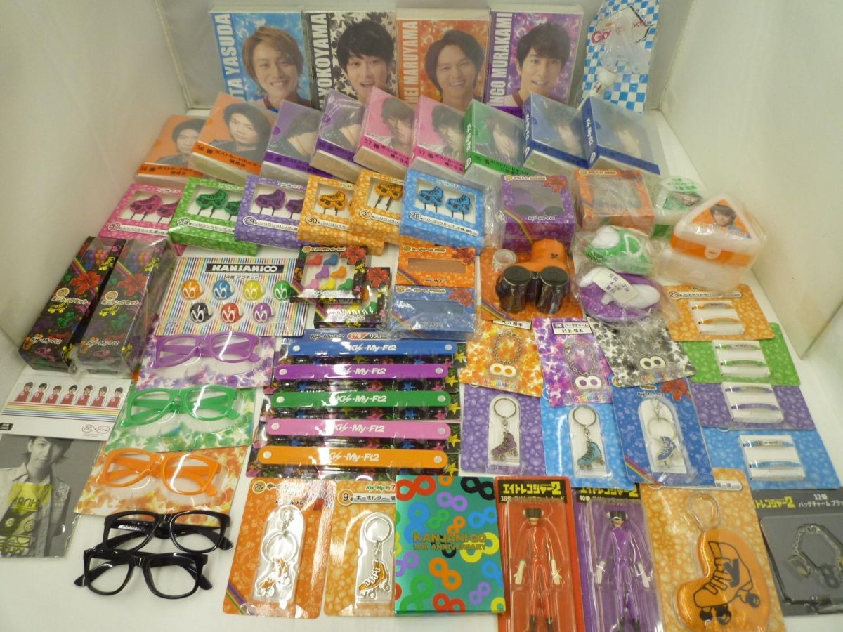 【まとめ売り 良品】 ジャニーズ 関ジャニ Kis-My-Ft2 キャリーケース ポストカードフォルダー フォトフォルダー 小_画像1