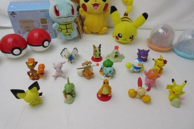 【同梱可】中古品 ホビー ポケットモンスター ポケモンセンター ピカチュウ ゼニガメ ぬいぐるみキーホルダー マグカ_画像4