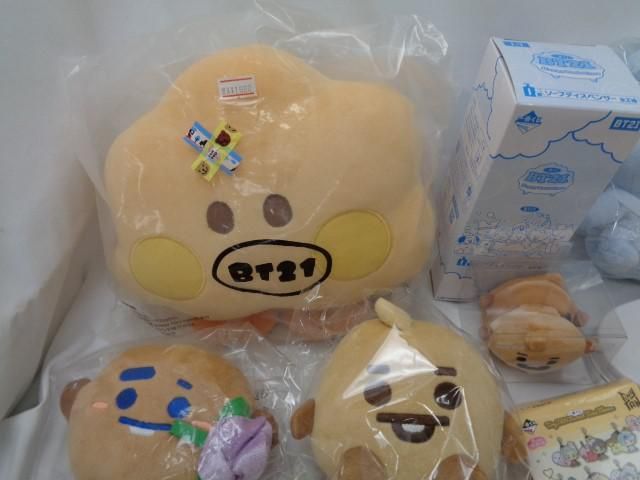 【同梱可】中古品 韓流 防弾少年団 BTS BT21 SHOOKY 他 ぬいぐるみ ワニヘアクリップ ストラップ 等 グッズセット_画像2