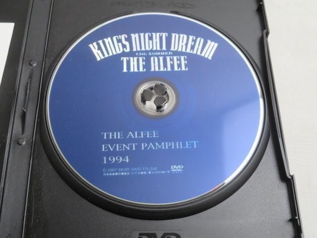 【同梱可】中古品 アーティスト THE ALFEE EVENT PAMPHLET 1994 LIVE DVD_画像4