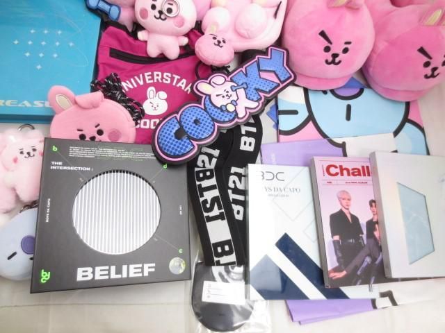 【同梱可】中古品 韓流 防弾少年団 BTS BT21 COOKY CRAVITY THE BOYZ 他 CD スリッパ 等 グッズセット_画像5