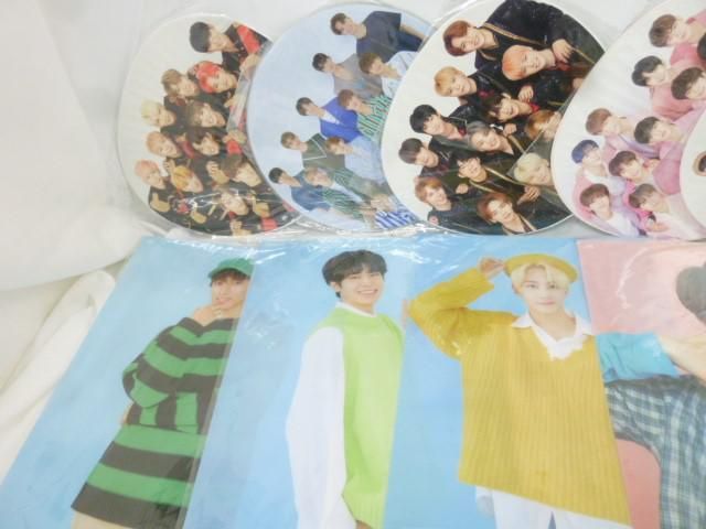 【同梱可】中古品 韓流 SEVENTEEN スモールドラム うちわ フォトアルバム ポーチ クリアファイル 等 グッズセット_画像3