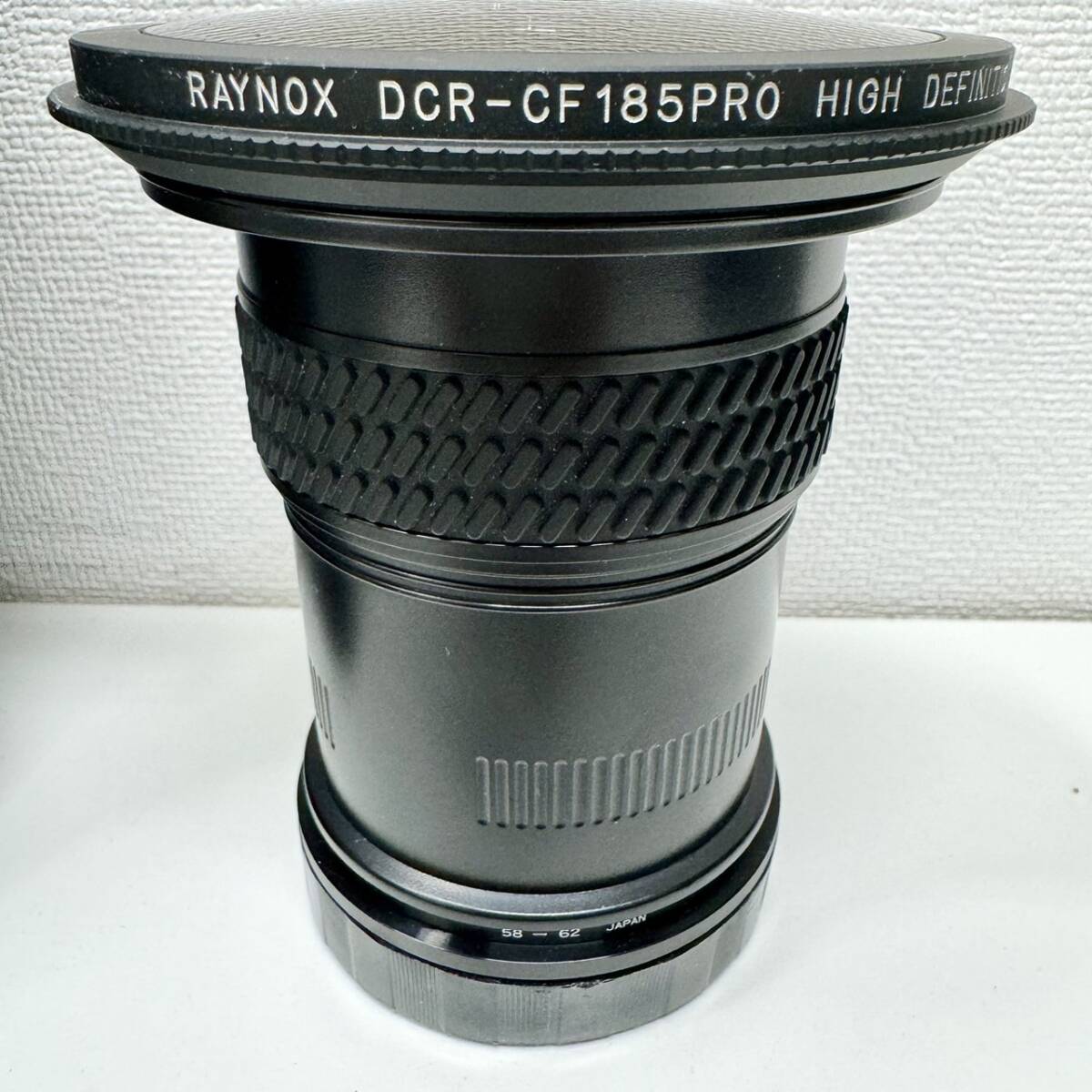 【EB-5510】1円～ RAYNOX レイノックス DCR-CF 185PRO 魚眼レンズ HIGH DEFINITION EYE CONVERSION LENS 全周 中古 保管品 状態写真参照_画像7