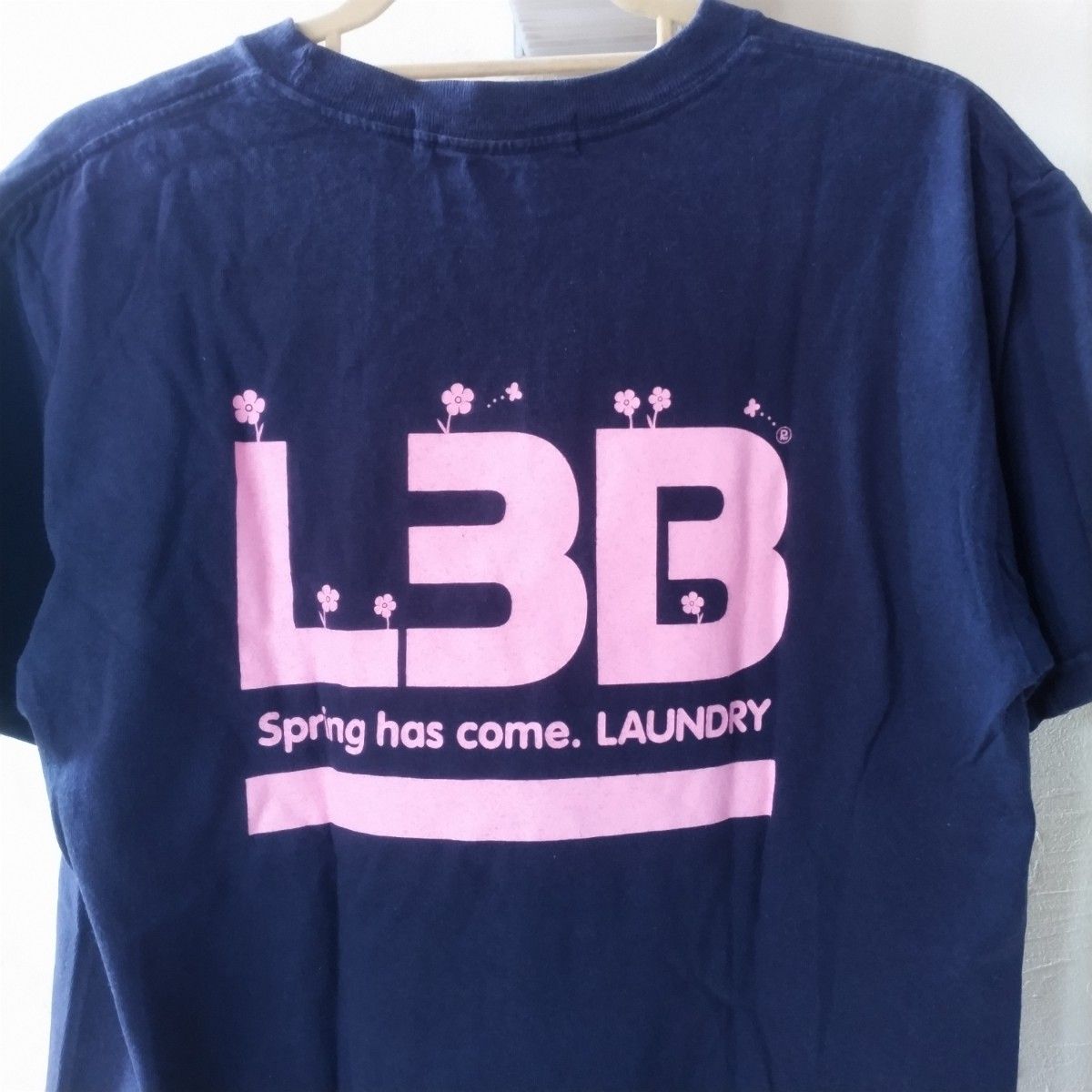 laundry ランドリー M Tシャツ 春 紺 
