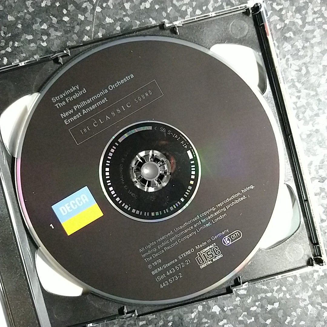 b（独盤 2CD）アンセルメ ストラヴィンスキー 火の鳥 リハーサルの画像3