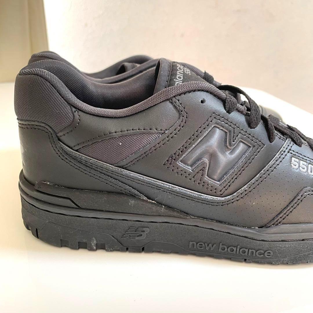 ニューバランス BB550BBB 27cm 海外限定モデル US9 D オールブラック トリプル 新品 BBB トリプルブラック New Balance オールブラック_画像7