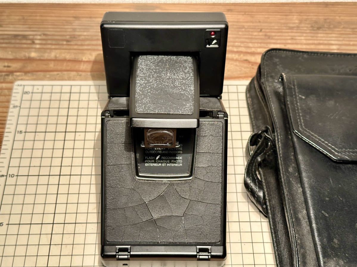 POLAROID 『SLR680 』600LAND CAMERA AUTO FOCUS /AUTO STROBE ポラロイド ポラロイドカメラ インスタントカメラ 動作未確認 純正バッグ_画像5