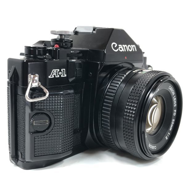 Canon キヤノン A-1 + New FD 50mm F2 フィルムカメラ MF 一眼レフ 単焦点レンズ #5062_画像3