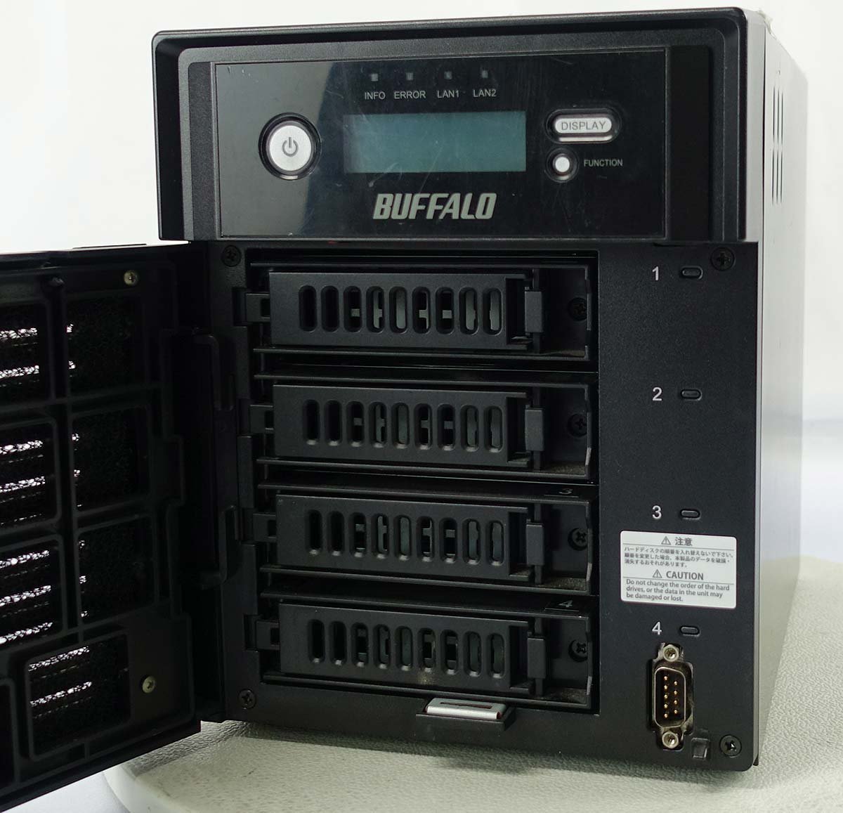 データ無し 鍵付 HDD2TB×4 NAS BUFFALO TeraStation TS-X8.0TL/R5 tera テラ バッファロー ネットワーク Link リンク Drive S021418_画像3