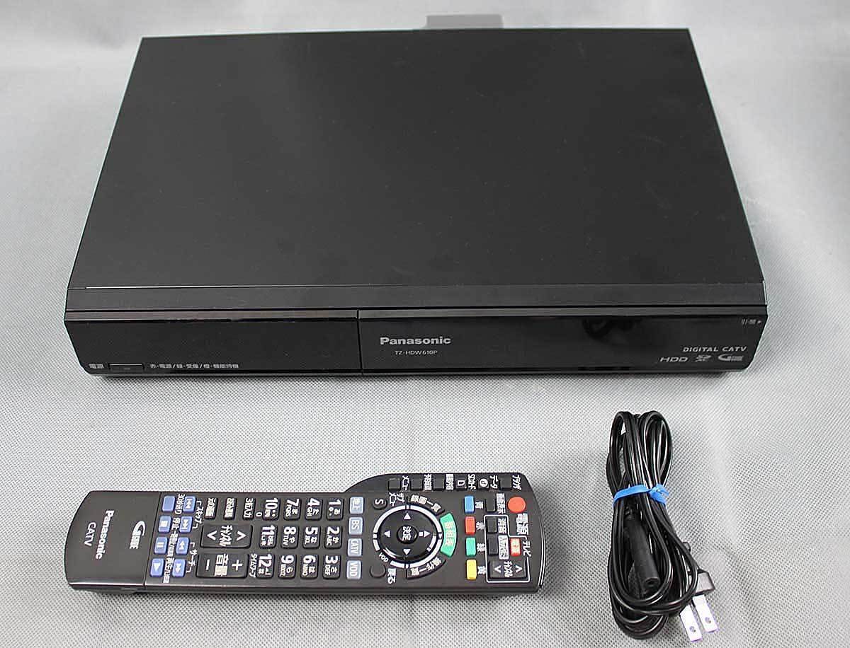 5台セット HDMIケーブル STB 録画OK Panasonic TZ-HDW610P HDD500GB CATV セットトップ ケーブル 地デジチューナー パナソニック S022602_画像2
