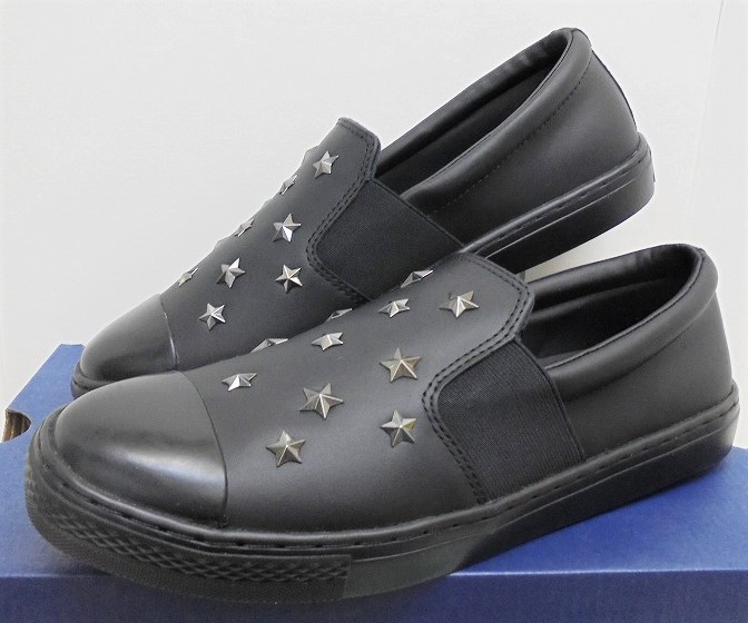 ★2020新品★CONVERSE ALL STAR COUPE STARSSLIP-ON (コンバース　オールスター　クップ　スターズスリップオン）ブラック27.0