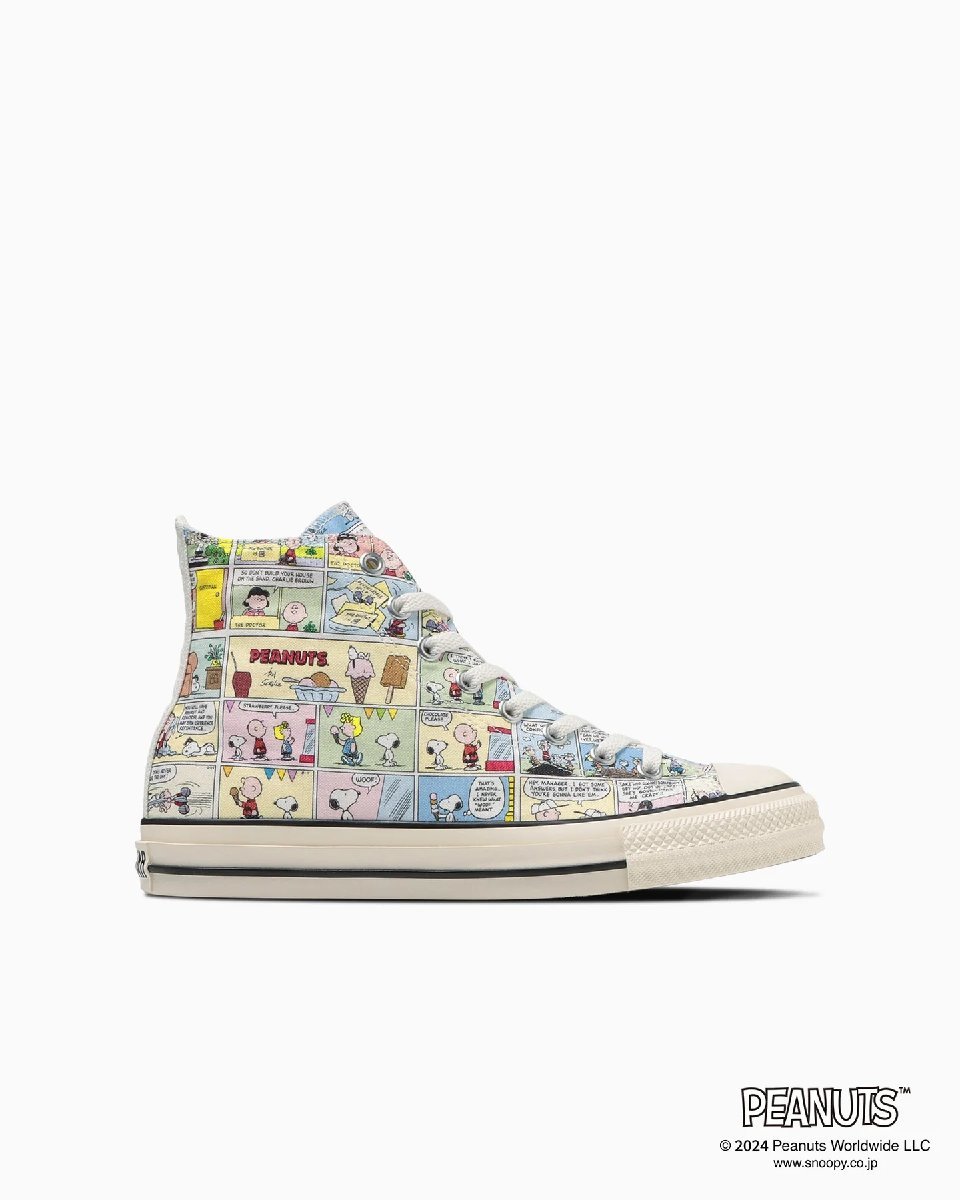 ★2024春夏★CONVERSE ALL STAR（R）PEANUTS CP HI（コンバース オールスター（R）ピーナッツ ＣＰ ＨＩ）マルチ23.5