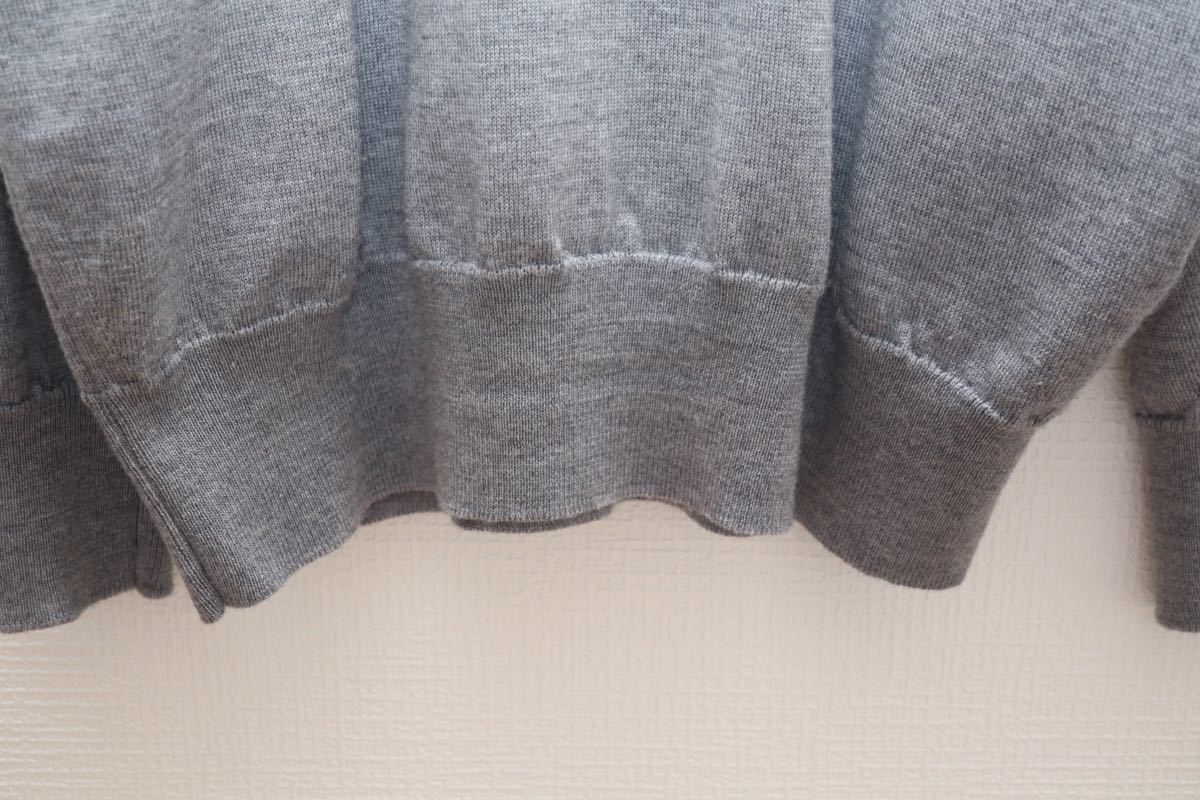 JOHN SMEDLEY / ジョンスメドレー MERINO WOOL EXTRAFINE メリノウール エクストラファイン 長袖 ニット【美品】_画像6